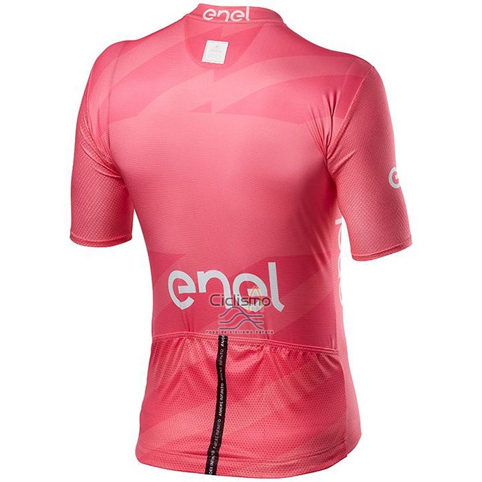 Giro d'Italia Ropa Ciclismo Culotte Corto 2020 Hombre Mangas Cortas Rosa